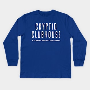 Cryptid Clubhouse logo Kids Long Sleeve T-Shirt